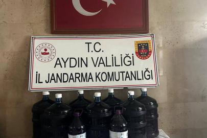 Germencik’te 150 litre el yapımı içki ele geçirildi