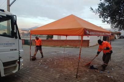 Germencik’te temizlik çalışmaları devam ediyor