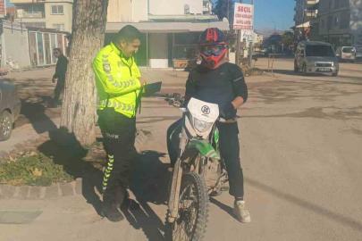 Gölbaşı ilçesinde motosiklet denetimleri devam ediyor
