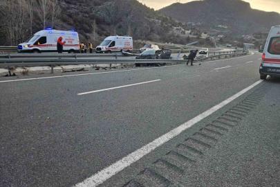 Gümüşhane’de trafik kazası: 1’i ağır 4 yaralı