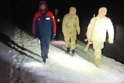 Gümüşhane’de yaylada kar nedeniyle mahsur kalan vatandaşlar kurtarıldı