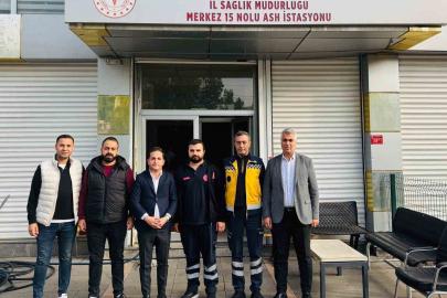 HAK-İŞ İl Başkanı Aküzüm, Acil Sağlık Hizmetleri Başkanı İpek’le bir araya geldi