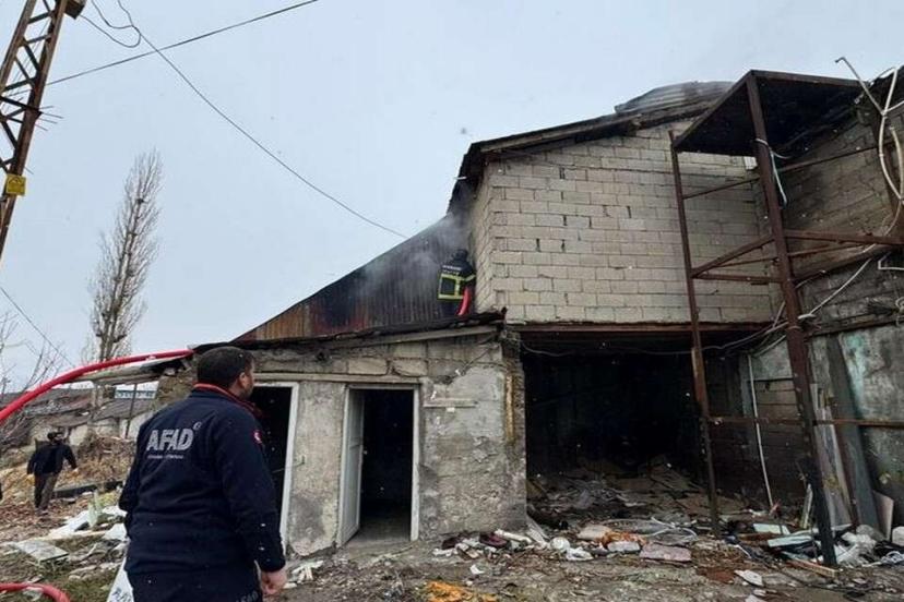 Hakkari’de demir atölyesinde patlama: 1 yaralı