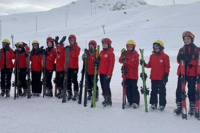Hakkari’de karlar üzerinde ilk adımlar