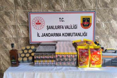 Haliliye ve Viranşehir’de kaçak alkol ve sigara ele geçirildi