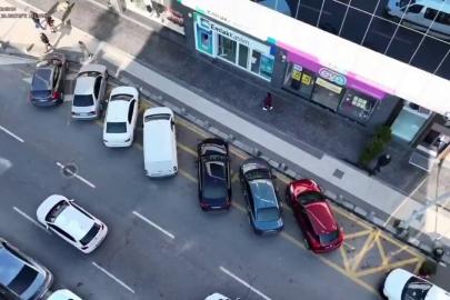 Havadan ceza yağdı: 104 araca 103 bin lira ceza kesildi