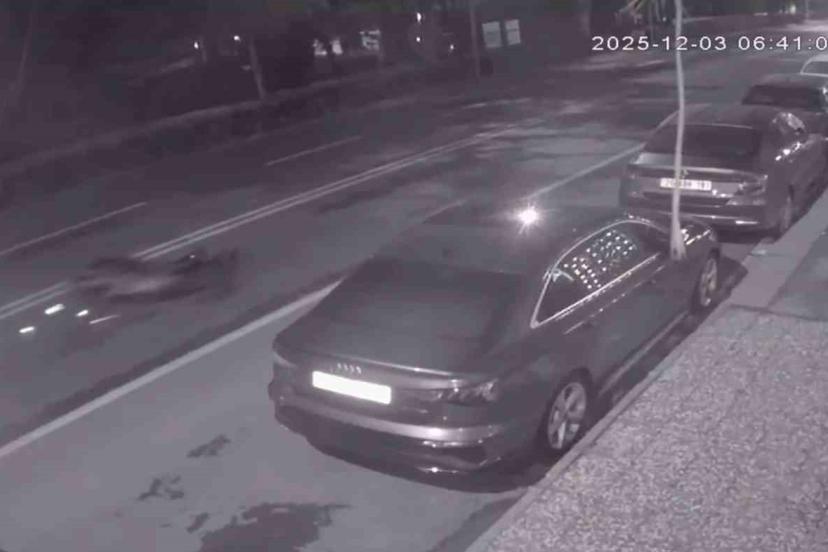 Hayatını kaybeden motosikletlinin kaza anı görüntüleri ortaya çıktı