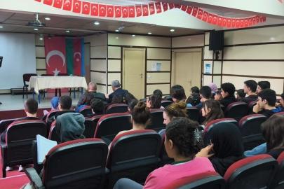 Haydar Aliyev, vefatının 22. yılında Haydar Aliyev Fen Lisesi’nde anıldı