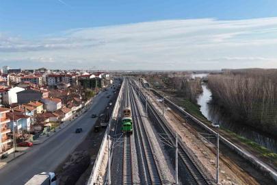 Hızlı tren projesi Edirne etabının yüzde 98’i tamamlandı
