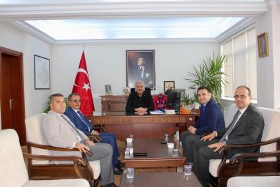 İl Milli Eğitim Müdürü Yiğit, Söke Kaymakamı Akça ile bir araya geldi