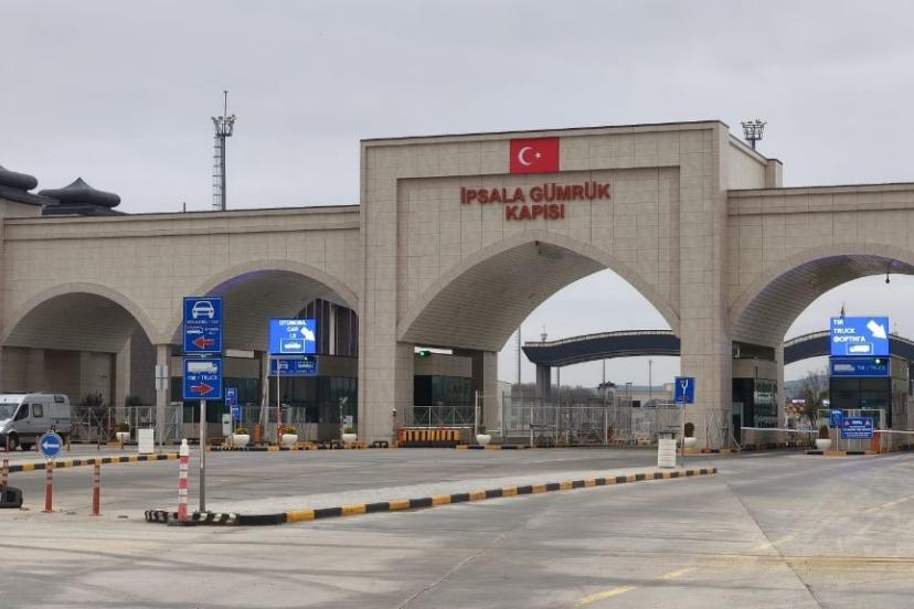 İpsala Sınır Kapısı’nda 7 gün sonra hareketlilik