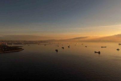 İstanbul’a çöken pus ve hava kirliliği dron ile görüntülendi