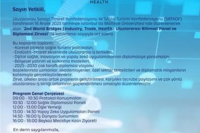 İstanbul’da 2nd World Bridges Zirvesi düzenlenecek