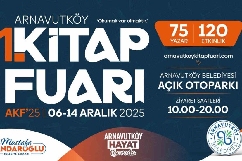 İstanbul’un en kapsamlı kitap fuarı Arnavutköy’de başlıyor