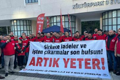 İzmir Büyükşehir işçileri: "Arkadaşlarımız işe dönünceye dek mücadele sürecek"