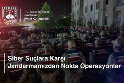 Jandarmadan ‘Siber Dolandırıcılık’ operasyonu: 54 tutuklu