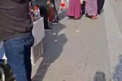 Kadınlar saç başa kavgaya tutuştu: O anlar kamerada