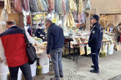 Kahramanmaraş Kapalı Çarşı’da gıda denetimi yapıldı