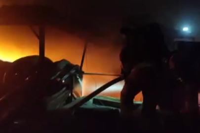 Kahramanmaraş’ta iş yeri yangını