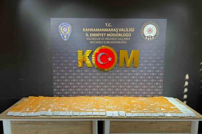 Kahramanmaraş’ta kaçakçılık operasyonları: 4 gözaltı