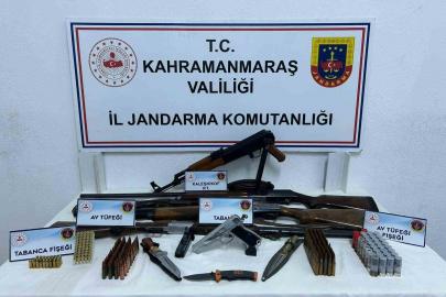 Kahramanmaraş’ta kalaşnikov ele geçirildi: 1 tutuklama