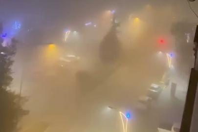 Kahta’da yoğun sis etkili oldu