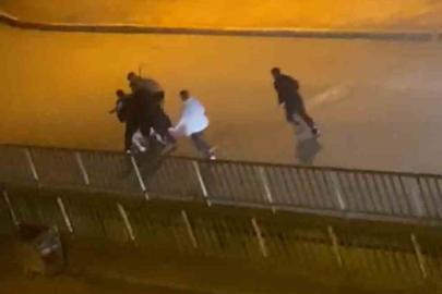 Karabük’te bir genç, 4 kişi tarafından acımasızca böyle darbedildi