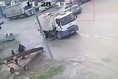 Karabük’te kaza anı ve tehlikeli yolculuk kameraya yansıdı