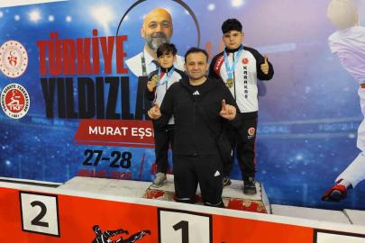 Karate Premier Ligi’nde Ünal kardeşlerden çifte altın