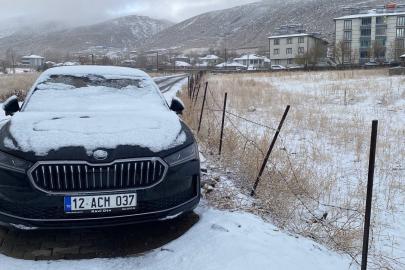 Karlıova beyaza büründü