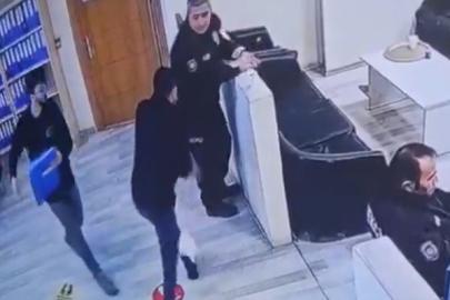 Kartal’da polis merkezinde bir şahıs bekçiye saldırarak silahını almaya çalıştı