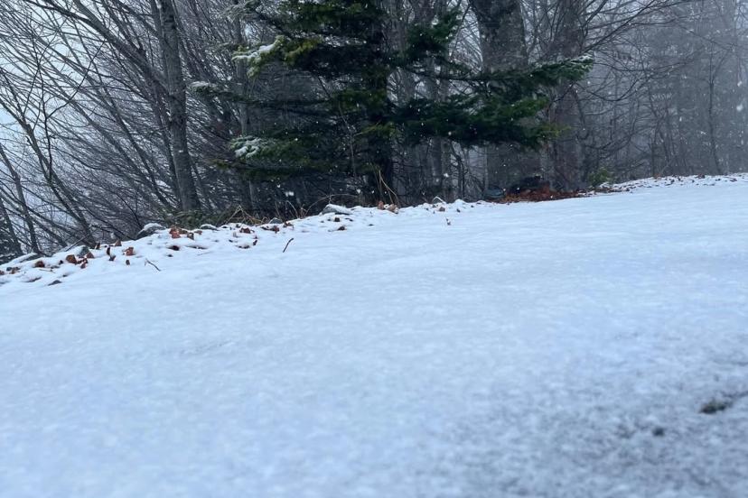 Kartepe beyaza büründü, kartpostallık görüntüler ortaya çıktı