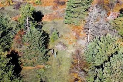 Kastamonu’da dron ile tespit edilen 4 kaçak avcıya cezai işlem