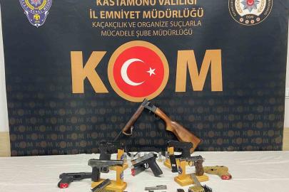 Kastamonu’da kaçak silah operasyonu: 1 tutuklama