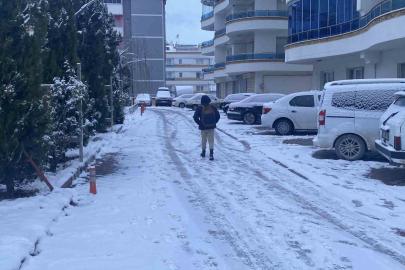 Kastamonu’da kar yağışı etkili oldu