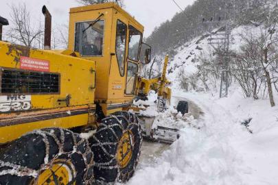 Kastamonu’da kardan yolu kapanan köy sayısı 790’a yükseldi