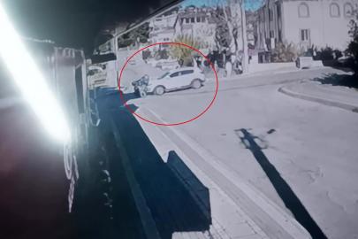 Kavşağa giren motosikletliyi fark etmeyerek çarptı: 1 yaralı