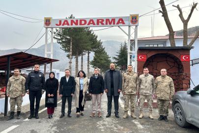 Kaymakam Arıkan jandarma personeliyle bir araya geldi