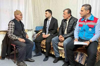 Kaymakam Kılıç vatandaşların kapısını tek tek çaldı