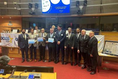 Kayseri büyükşehir Belediyesi’ne Brüksel’de ’En aktif belediye’ ödülü