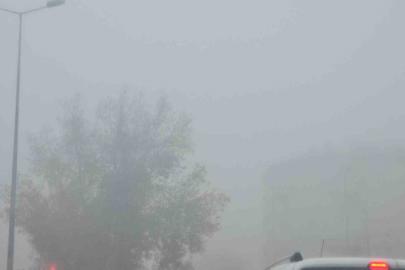 Kayseri’de sis görüş mesafesini düşürdü