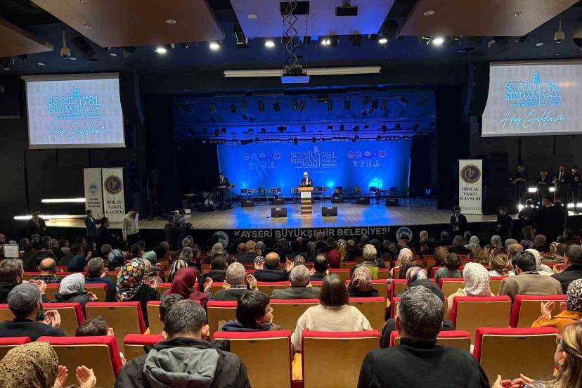 Kayseri’de Tasavvuf Konseri ve Sema Mukabelesi’ne yoğun ilgi