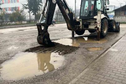 Kentin dört bir yanında çalışma gerçekleştiriliyor