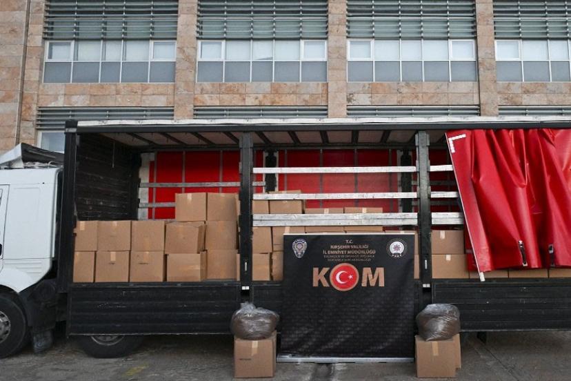 Kırşehir’de 3,5 ton kaçak tütün ele geçirildi