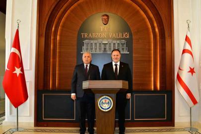 KKTC Meclis Başkanı Ziya Öztürkler Trabzon’da