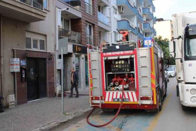 Klimadan çıkan yangın kısa sürede söndürüldü