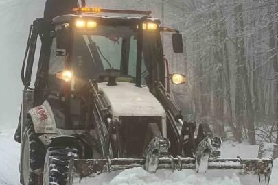 Kocaeli’de yüksek kesimlerde kesintisiz kış mesaisi başladı