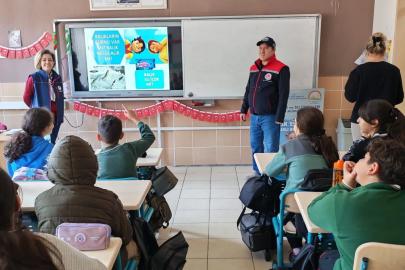 Koçarlı’da öğrencilere balık tüketiminin önemi anlatıldı