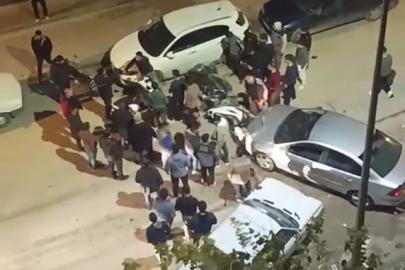 Kontrolden çıkan araç 4 otomobil ve 3 motosiklete çarpıştı