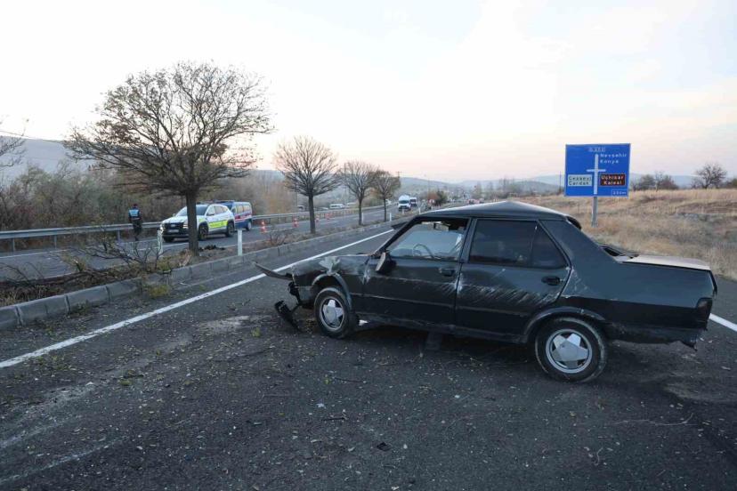 Kontrolden çıkan otomobil takla attı: 1 ağır yaralı